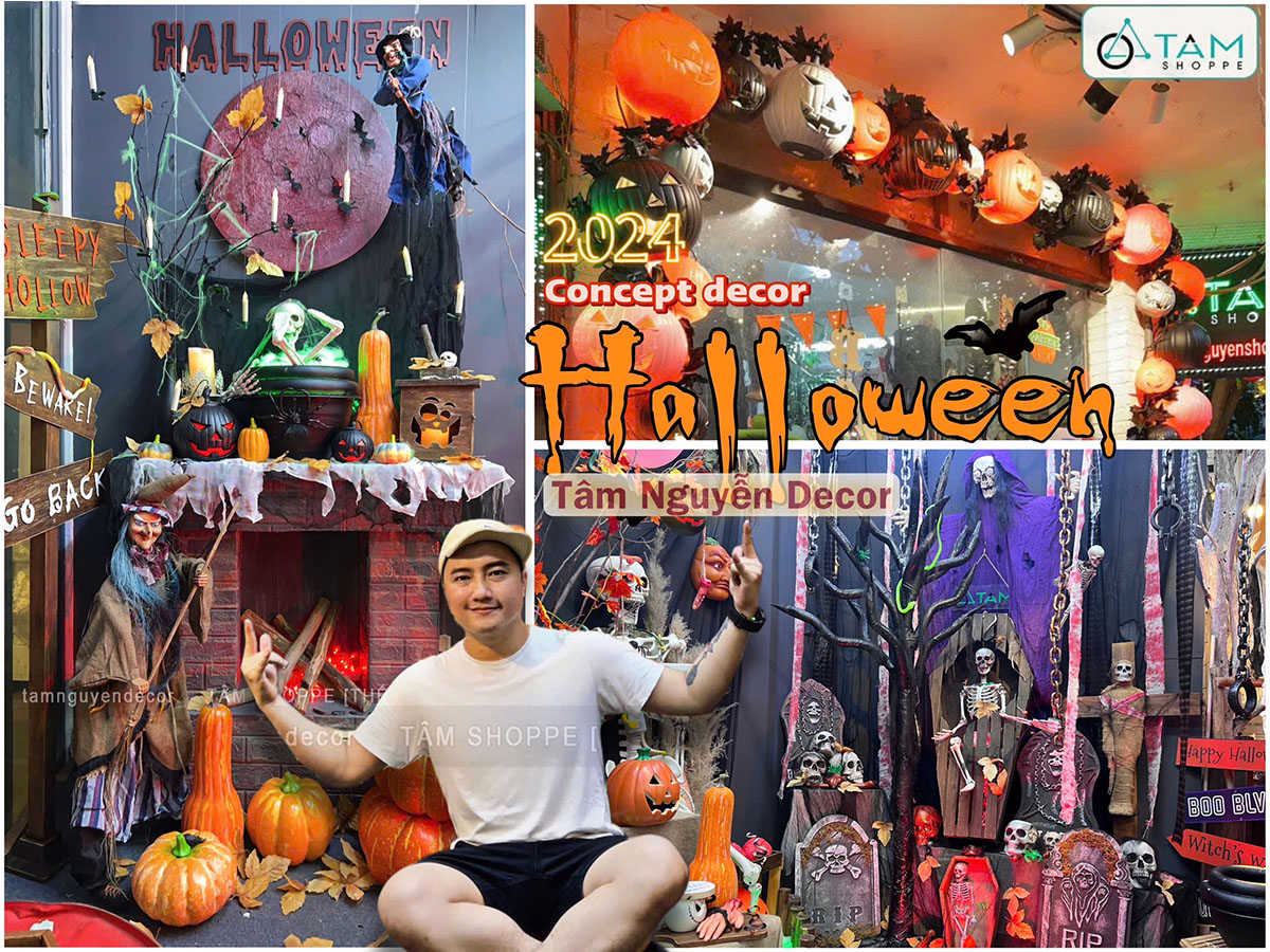 Tham khảo ý tưởng trang trí Halloween mới nhất 2024 qua những concept thực hiện bởi Tâm Nguyễn Decor