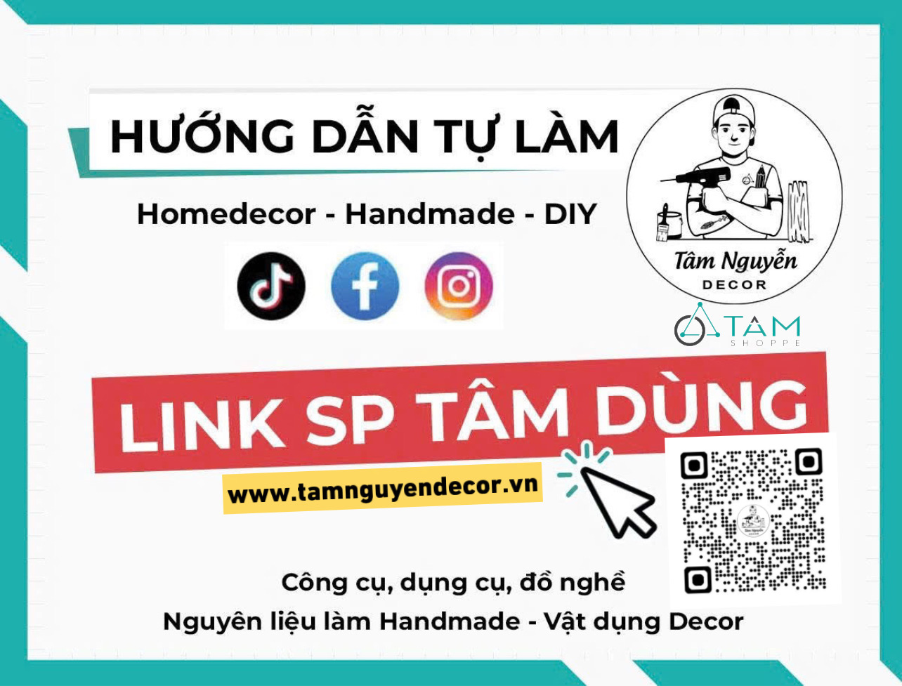 LINK CÔNG CỤ, DỤNG CỤ, ĐỒ NGHỀ, NGUYÊN PHỤ LIỆU HANDMADE TÂM THƯỜNG DÙNG