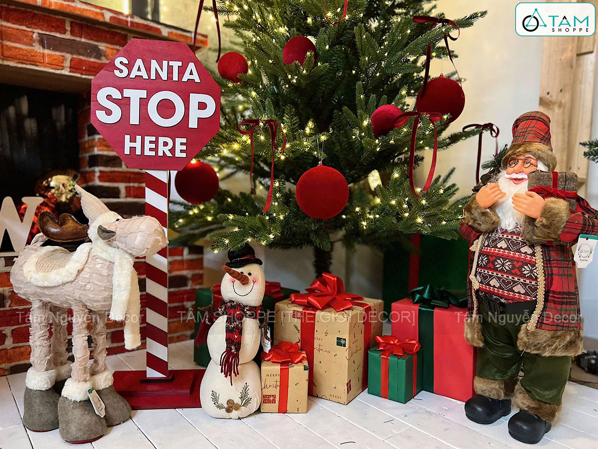 Sản phẩm vải nhồi bông Noel