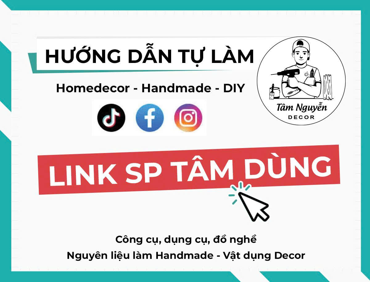 LINK CÔNG CỤ, DỤNG CỤ, ĐỒ NGHỀ, NGUYÊN PHỤ LIỆU HANDMADE TÂM THƯỜNG DÙNG
